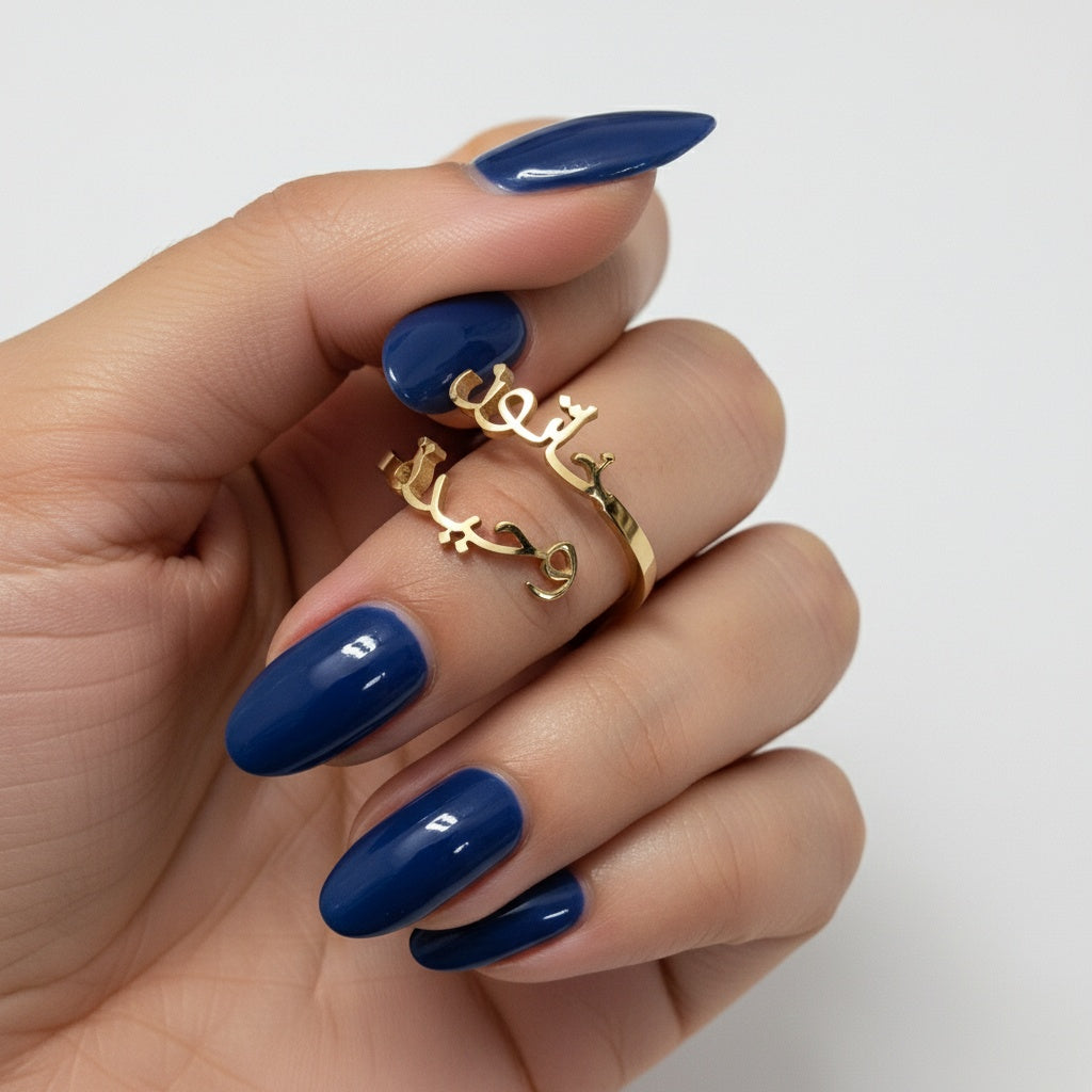Aniq's Arabian Nights Dual Swirl Ring