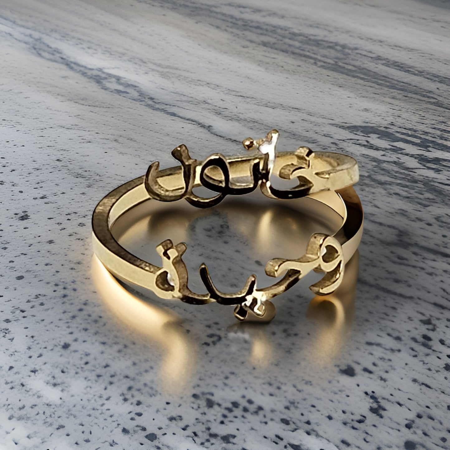 Aniq's Arabian Nights Dual Swirl Ring
